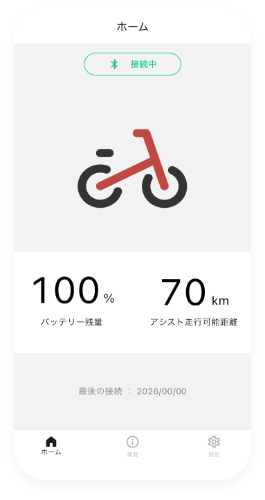 自転車の安心を手のひらに