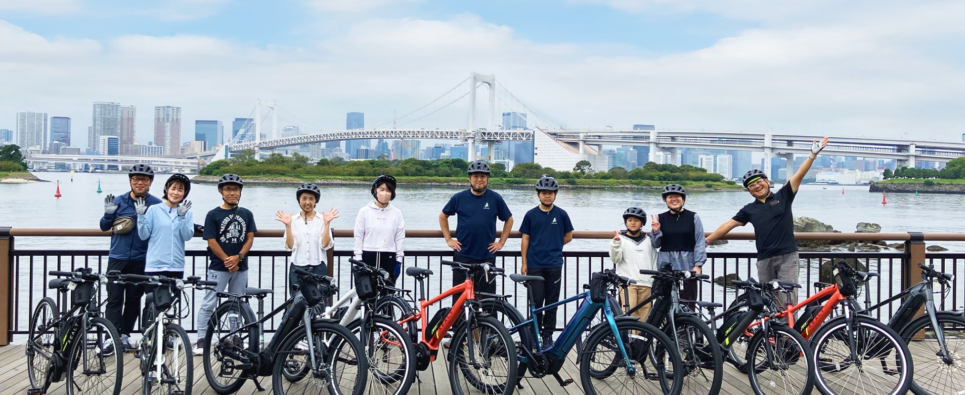 運動不足も解消!e-BIKEで駆け巡るお台場サイクリングショートツアー